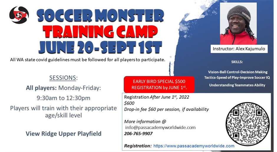 Soccer Monster Camp 2022